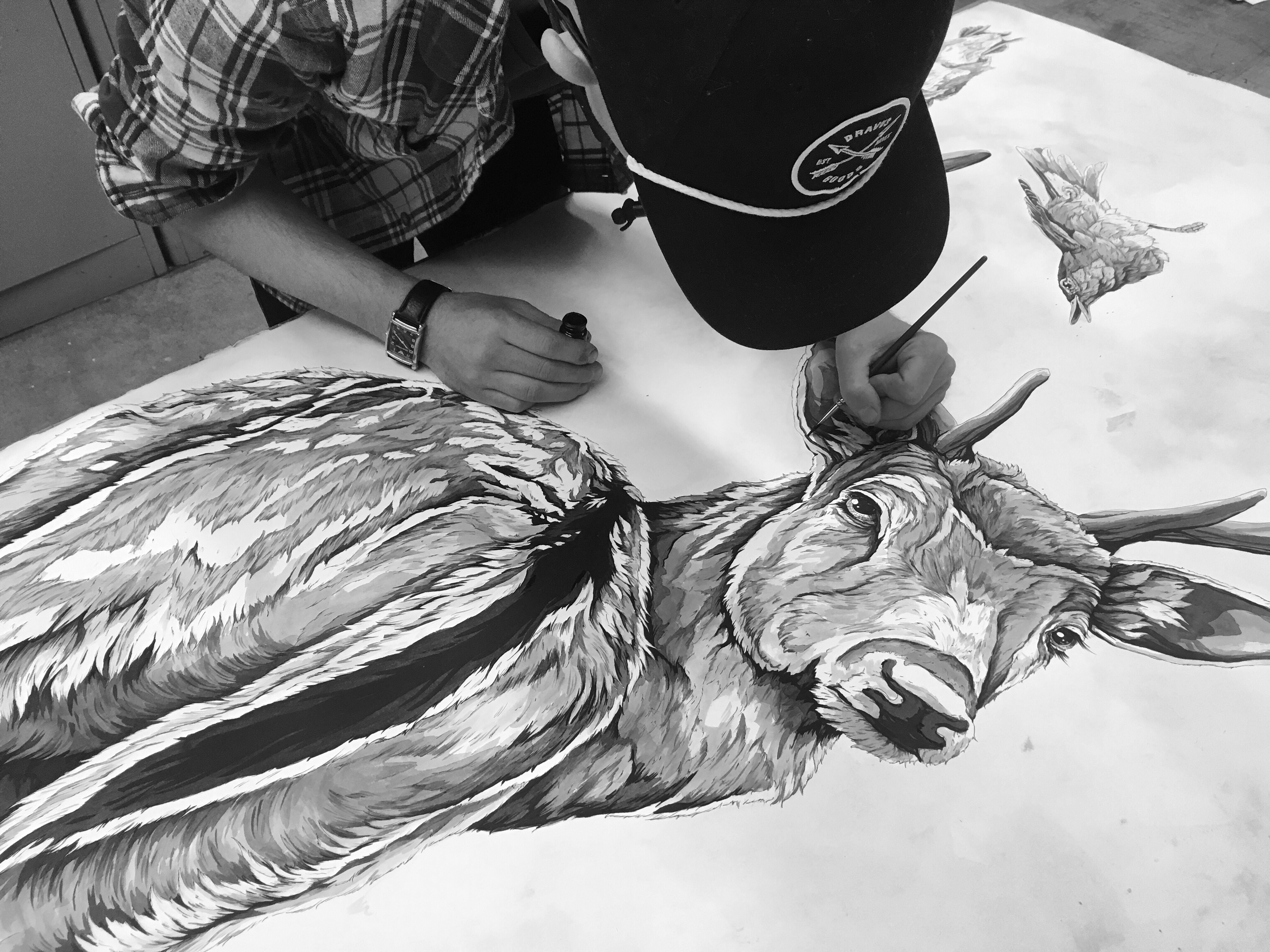 My Detailed Deer Illustration Took Me Two Weeks To Finish, And Here’s The Result