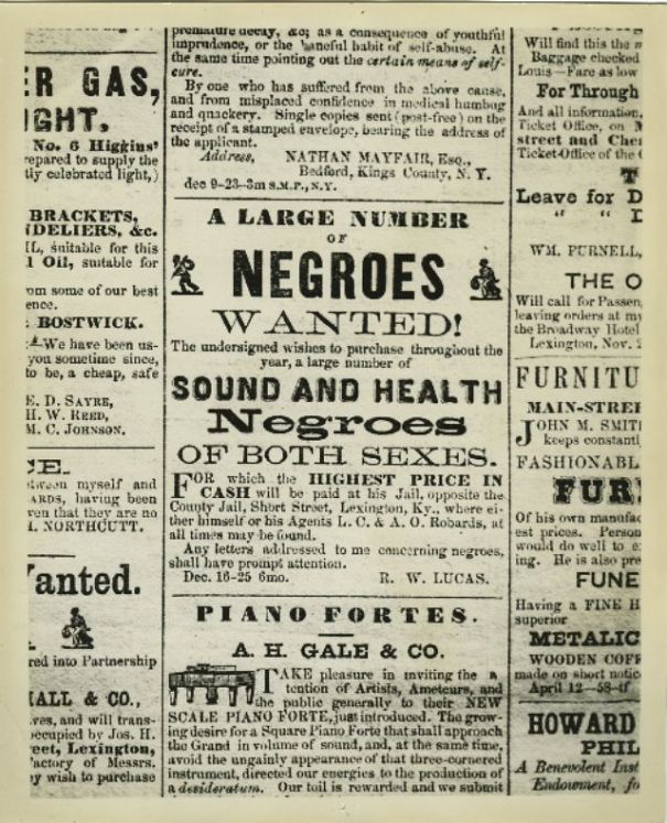 In The 19th Century Were Spread Posters Communicating Auctions Sales Of American Slaves And This Is Unbelievable To Have Happened