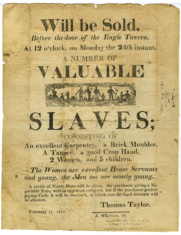 In The 19th Century Were Spread Posters Communicating Auctions Sales Of American Slaves And This Is Unbelievable To Have Happened