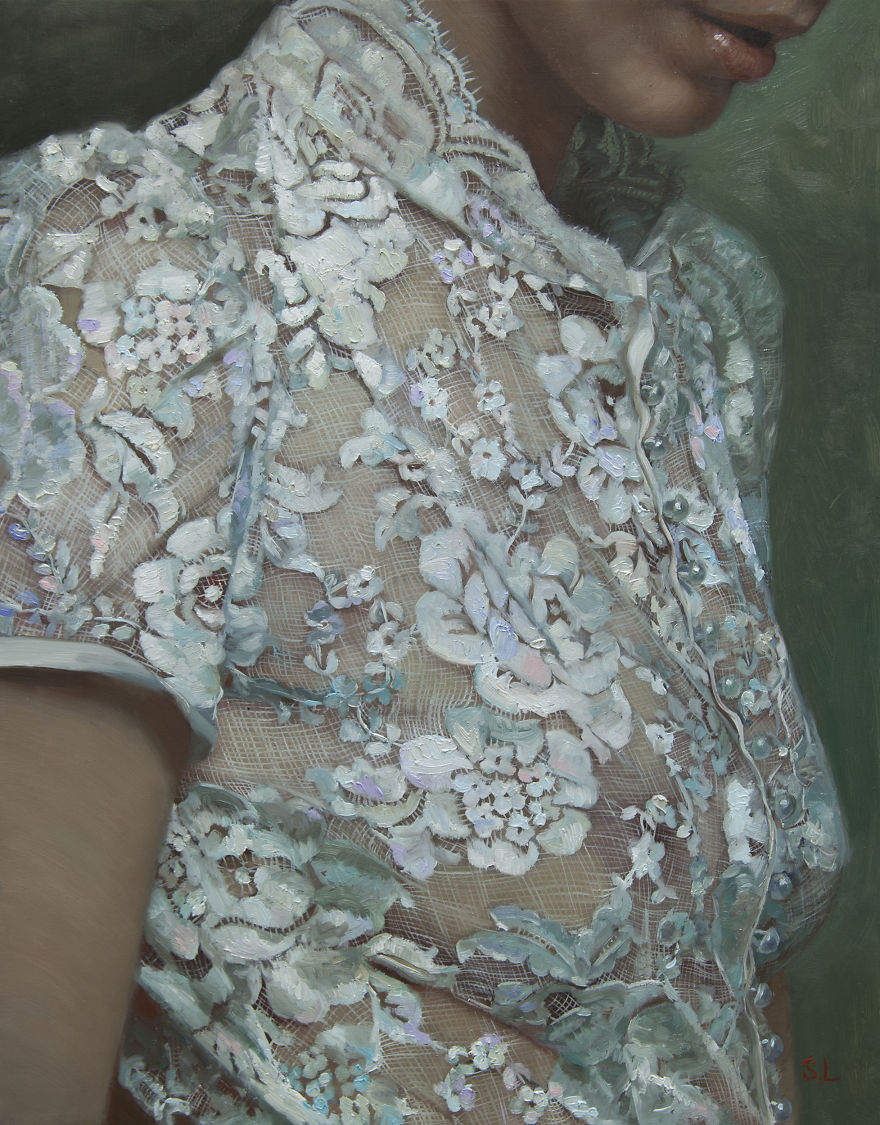 These Sensual Paintings Of Lace Are Beautiful For Any Collection
