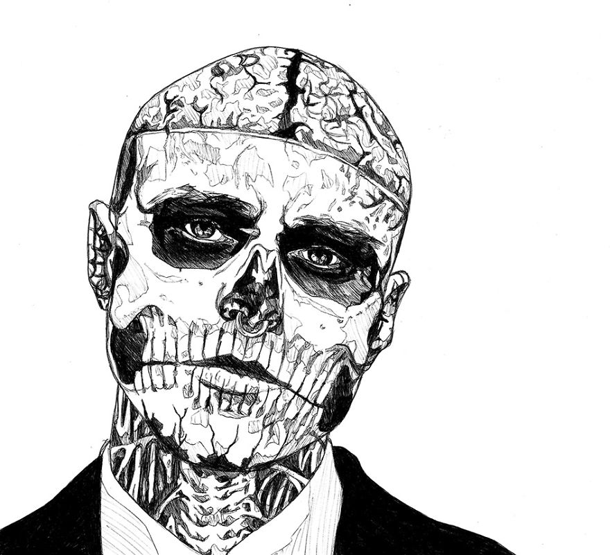 Lazy Artist Who Only Draws With A Black Pen