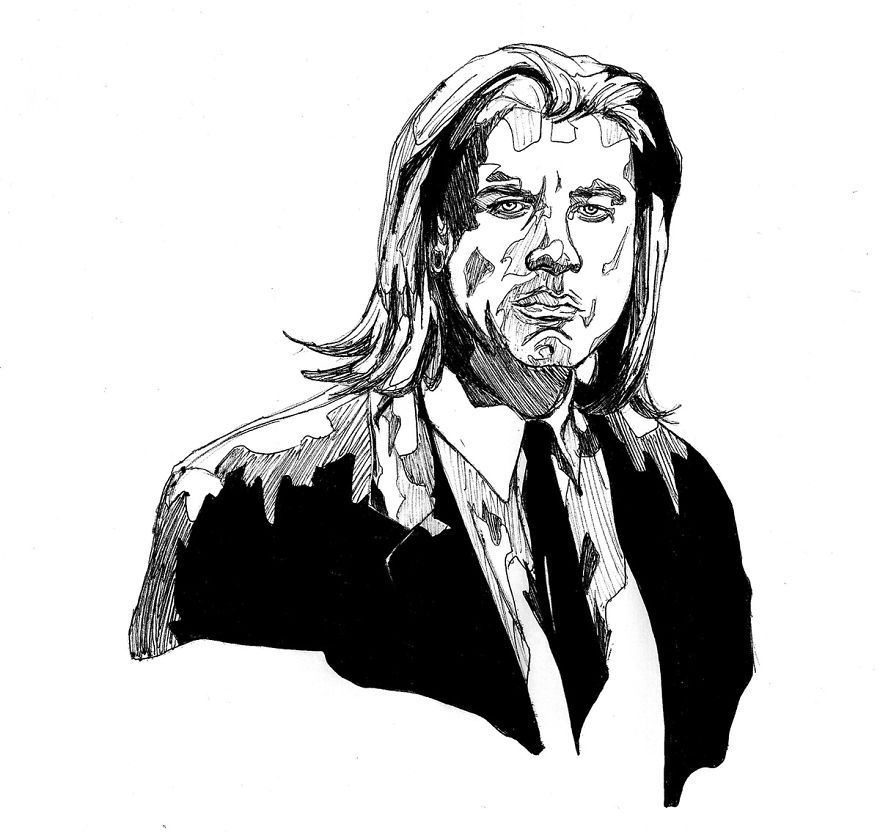 Lazy Artist Who Only Draws With A Black Pen