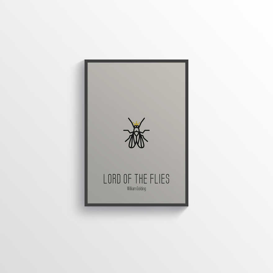 10 Mininalist Posters Of Famous Books