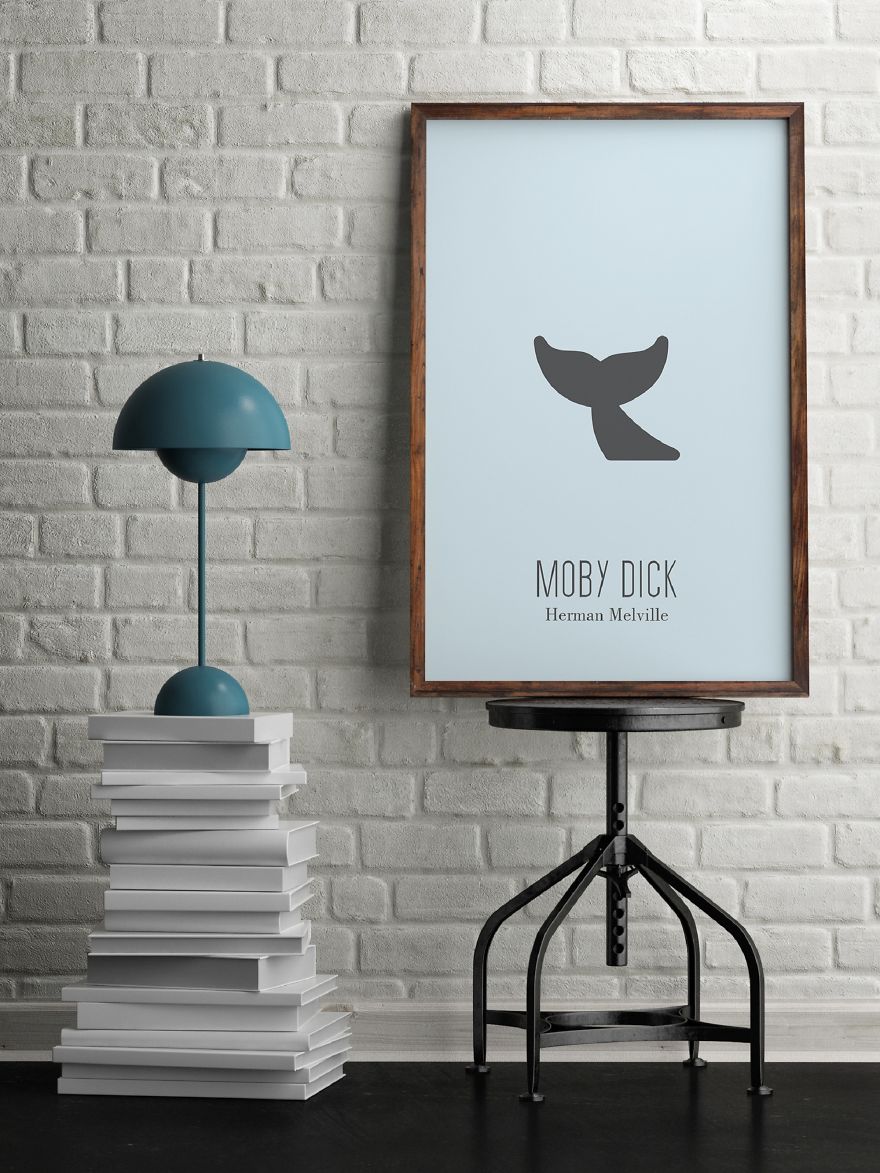 10 Mininalist Posters Of Famous Books