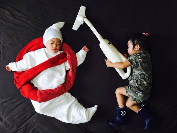 Mom Creates Adventures For Her Twins While They Sleep And The Result Is Wonderful