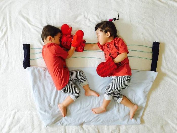 Mom Creates Adventures For Her Twins While They Sleep And The Result Is Wonderful