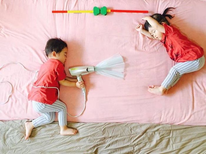 Mom Creates Adventures For Her Twins While They Sleep And The Result Is Wonderful