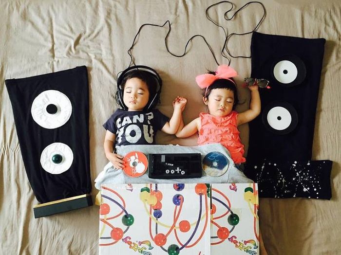 Mom Creates Adventures For Her Twins While They Sleep And The Result Is Wonderful