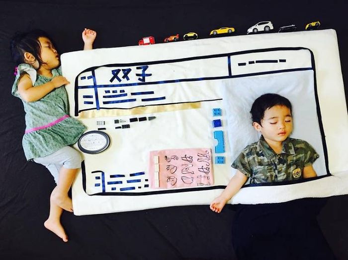 Mom Creates Adventures For Her Twins While They Sleep And The Result Is Wonderful