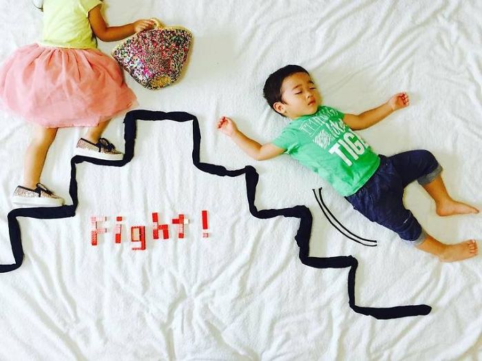 Mom Creates Adventures For Her Twins While They Sleep And The Result Is Wonderful