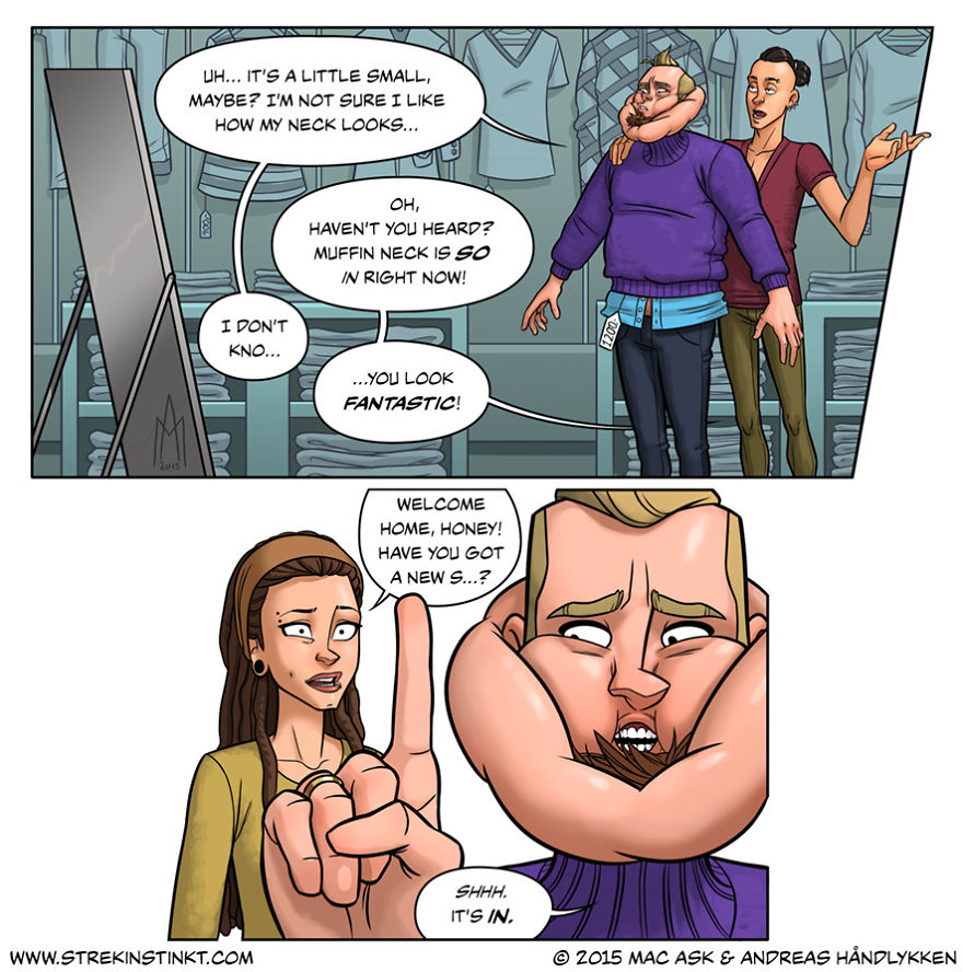 10+ Comicstrips That Illustrates Everyday Situations In Our Life, Through A Lens Of Surrealism.