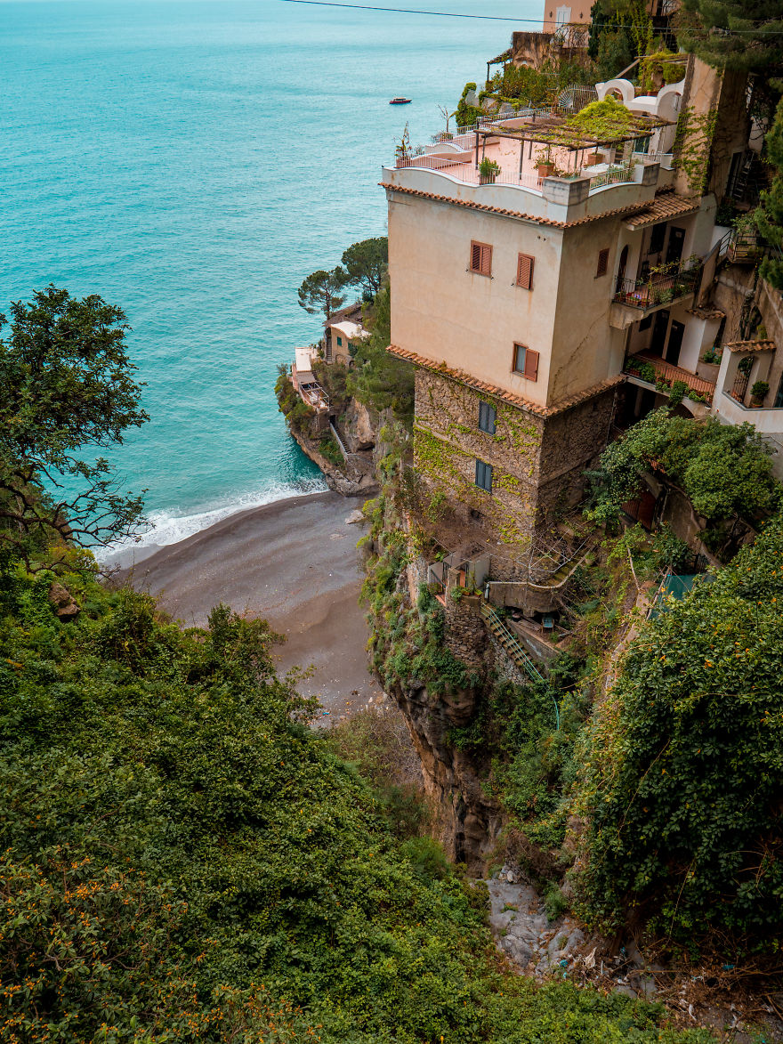 Amalfi Coast Positano From A Drone!