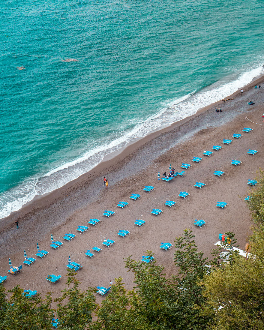 Amalfi Coast Positano From A Drone!