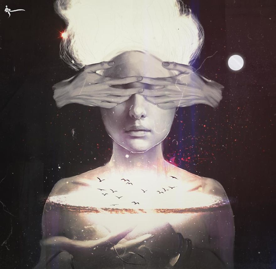 Painting Also Can Have Souls, 17y.o Artist Make This Out Of His Depression.