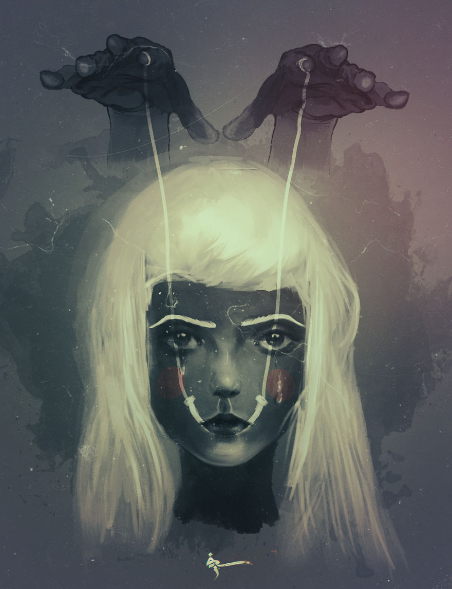 Painting Also Can Have Souls, 17y.o Artist Make This Out Of His Depression.