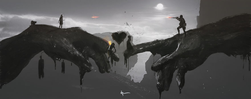 Painting Also Can Have Souls, 17y.o Artist Make This Out Of His Depression.