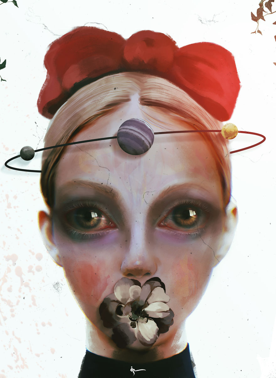 Painting Also Can Have Souls, 17y.o Artist Make This Out Of His Depression.