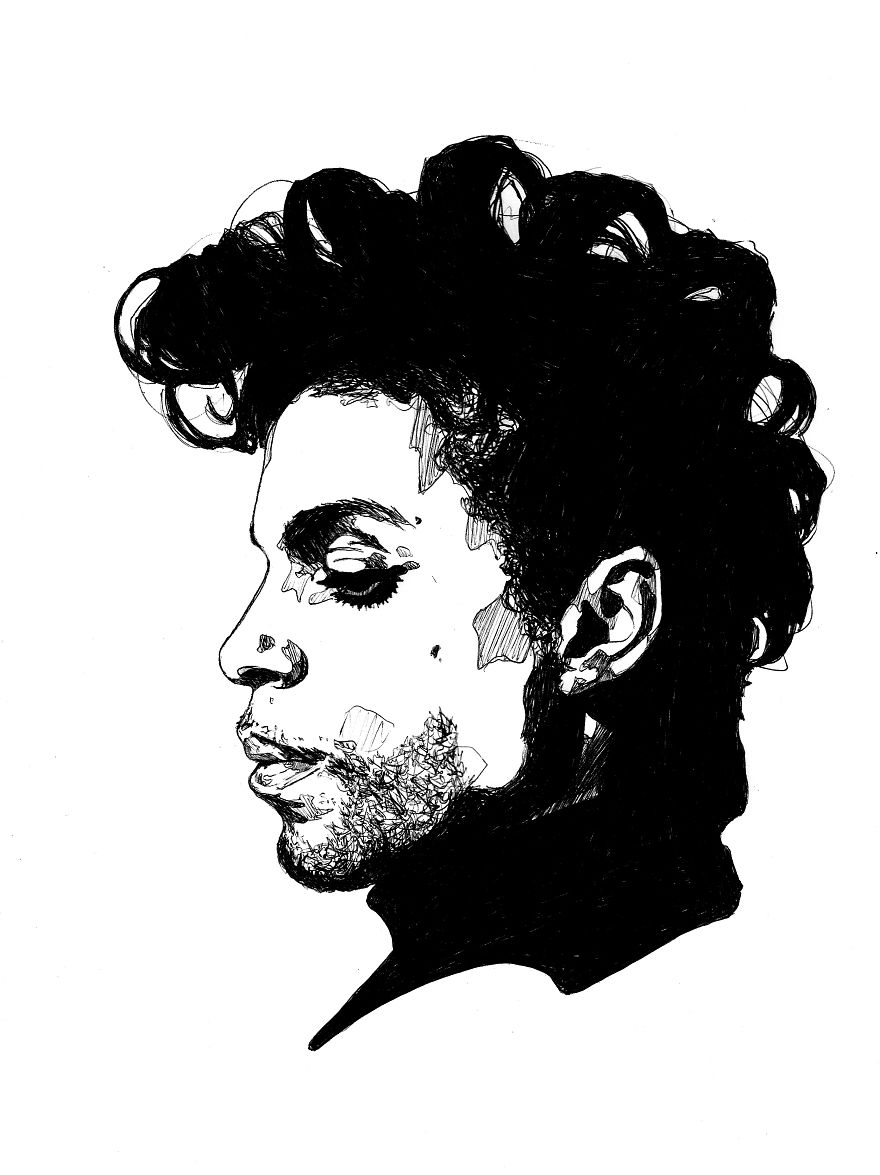 Lazy Artist Who Only Draws With A Black Pen