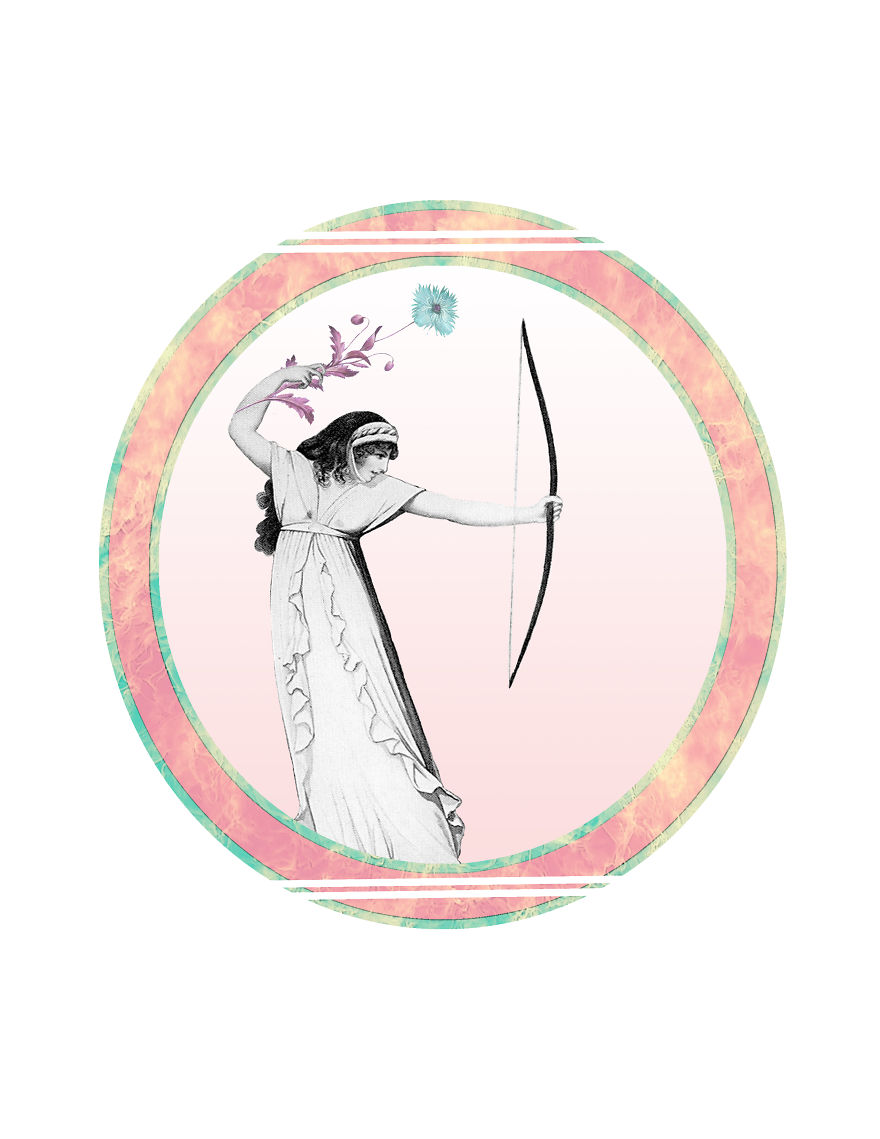 I Created Astrology Sign Imagery Through Collage And Illustration