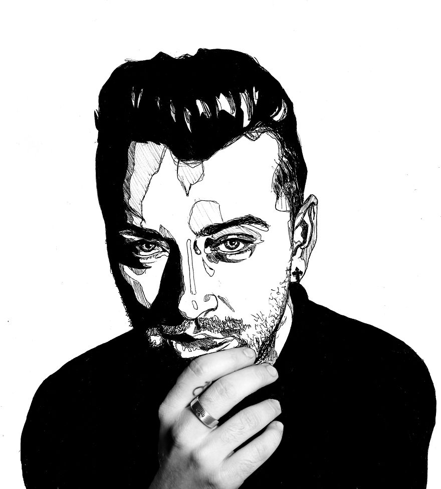 Lazy Artist Who Only Draws With A Black Pen