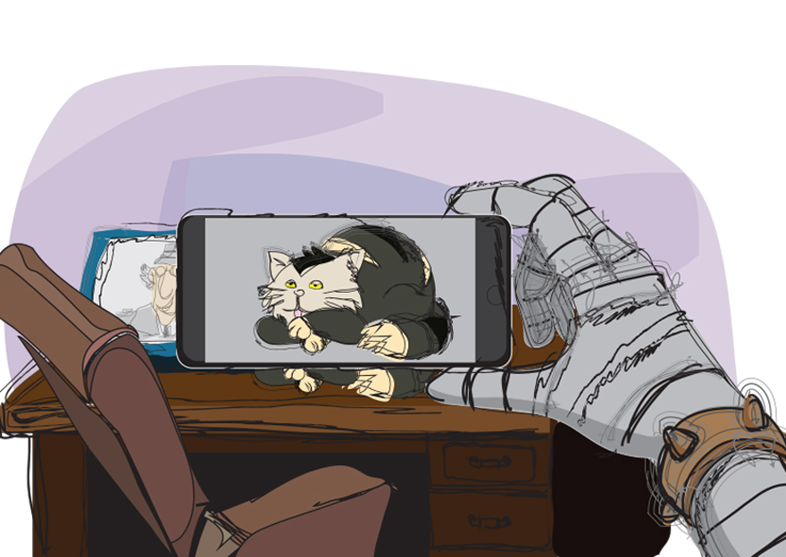 Ten Illustrations Of Superheroes And Villains Living Life Like The Rest Of Us