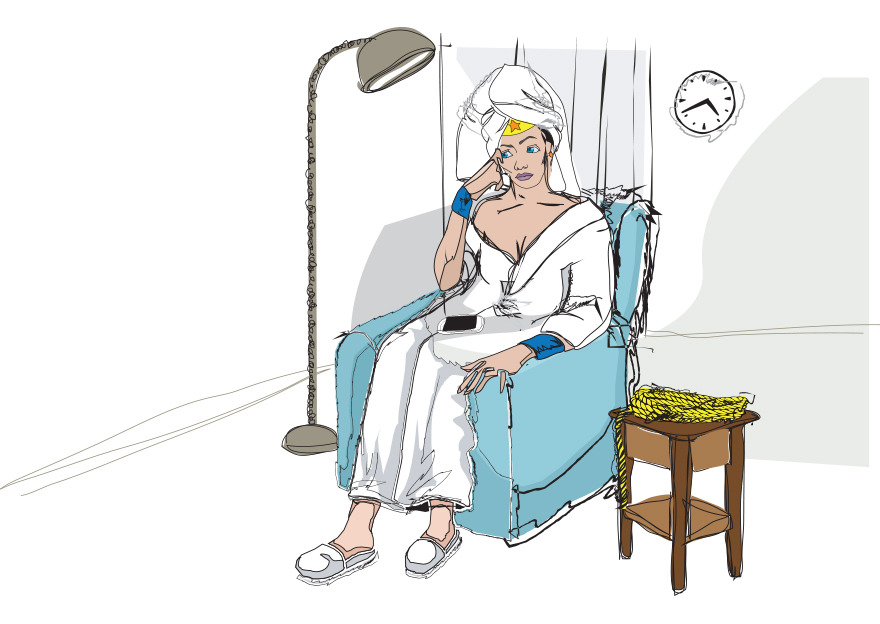 Ten Illustrations Of Superheroes And Villains Living Life Like The Rest Of Us Ten Illustrations Of Superheroes And Villains Living Life Like The Rest Of Us