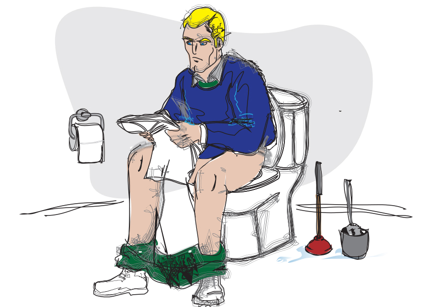 Ten Illustrations Of Superheroes And Villains Living Life Like The Rest Of Us