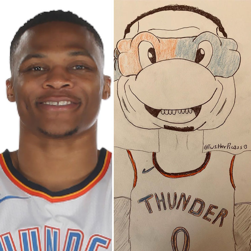 Russell Westbrook Fan Art