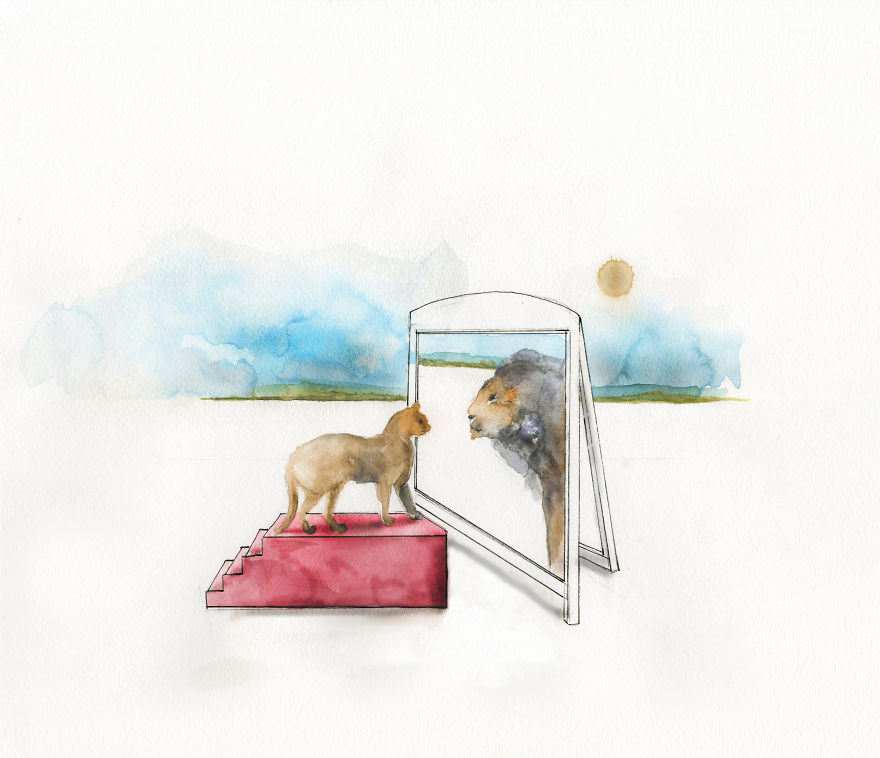 This Artist Found A Way To Teach A Path To Happiness... Through Paintings