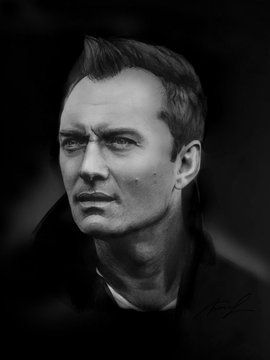 Hyper-Realistic Portraits With Just One Pencil Hyper-Realistic Portraits With Just One Pencil