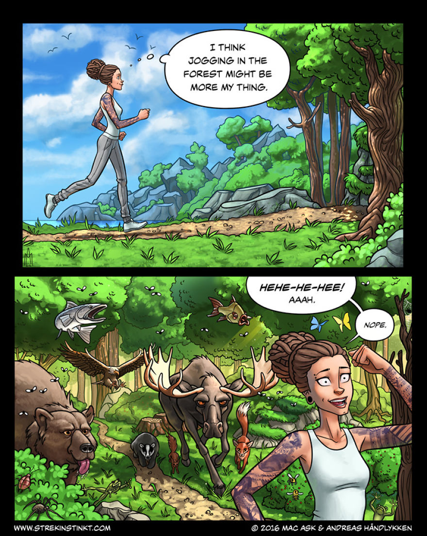 10+ Comicstrips That Illustrates Everyday Situations In Our Life, Through A Lens Of Surrealism.