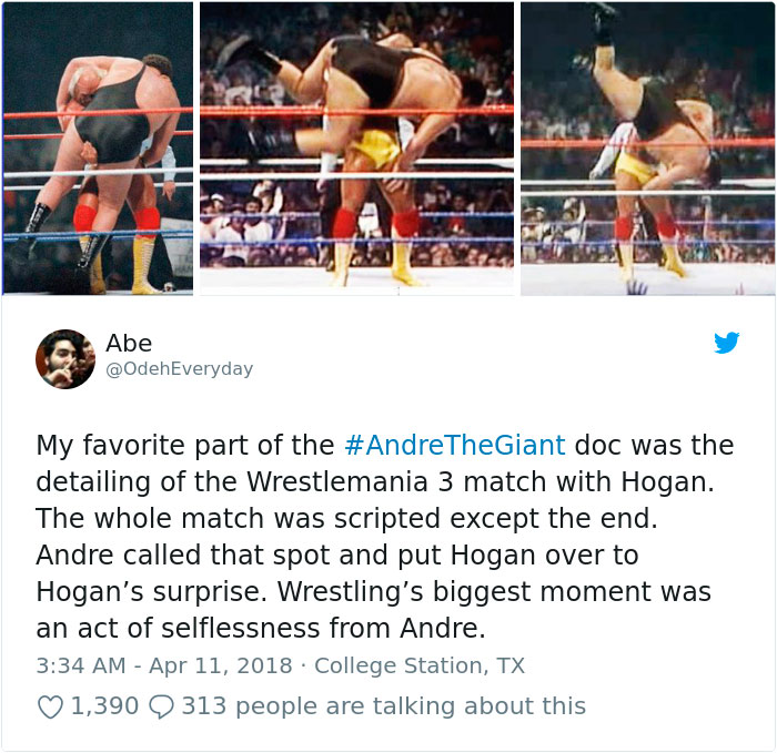 ‘Andre The Giant’ Documentary Reveals The Unseen Side Of The Legend, And It’s Heartbreaking ‘Andre The Giant’ Documentary Reveals The Unseen Side Of The Legend, And It’s Heartbreaking