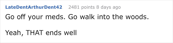 Person On Anti-Depressants Destroys This Motivational Poster With A Single Comment Person On Anti-Depressants Destroys This Motivational Poster With A Single Comment