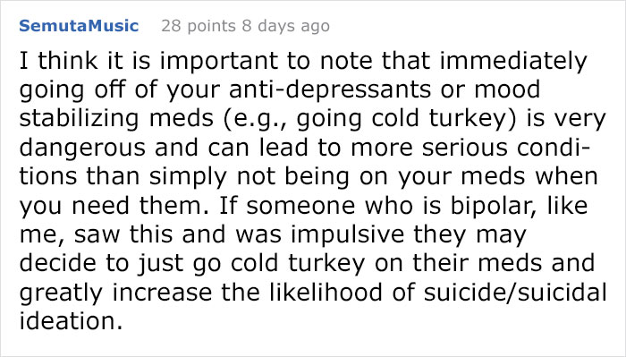 Person On Anti-Depressants Destroys This Motivational Poster With A Single Comment Person On Anti-Depressants Destroys This Motivational Poster With A Single Comment