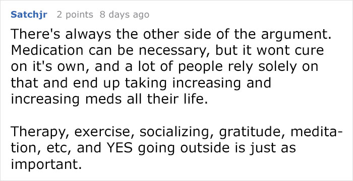 Person On Anti-Depressants Destroys This Motivational Poster With A Single Comment Person On Anti-Depressants Destroys This Motivational Poster With A Single Comment