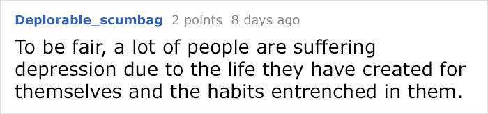 Person On Anti-Depressants Destroys This Motivational Poster With A Single Comment Person On Anti-Depressants Destroys This Motivational Poster With A Single Comment