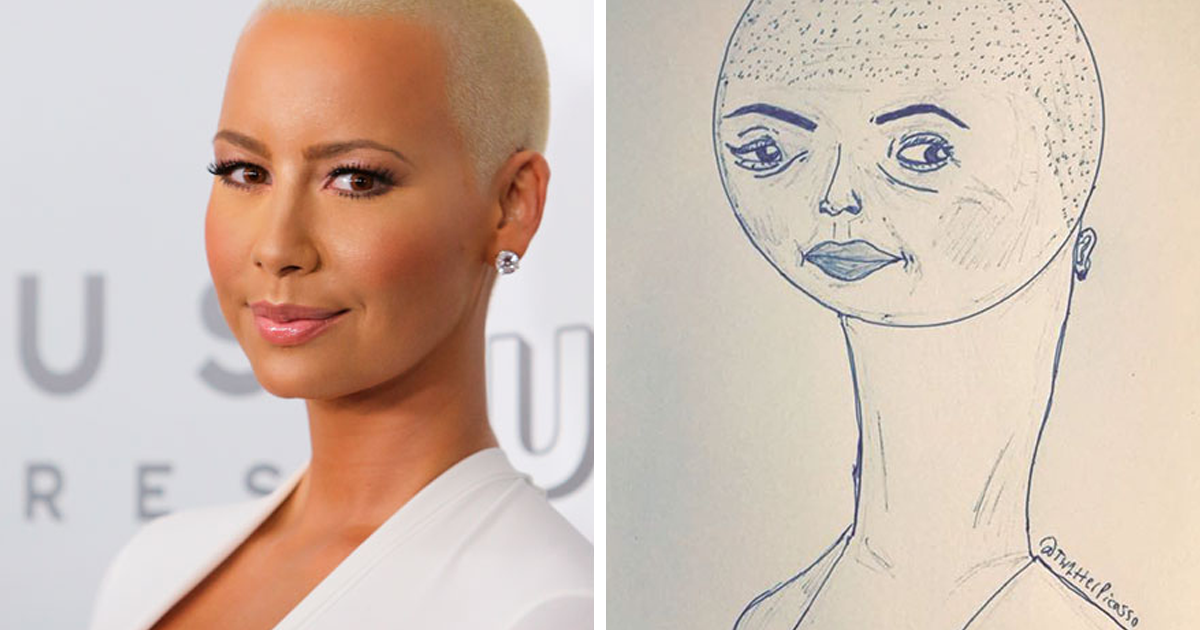 67 Bad Drawings Of Celebrities By Tw1tterPicasso That Cracked Us Up