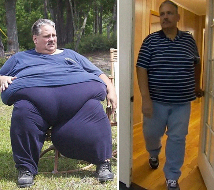 Pictures of Chuck Turner before and after weight transformation Pictures of Chuck Turner before and after weight transformation