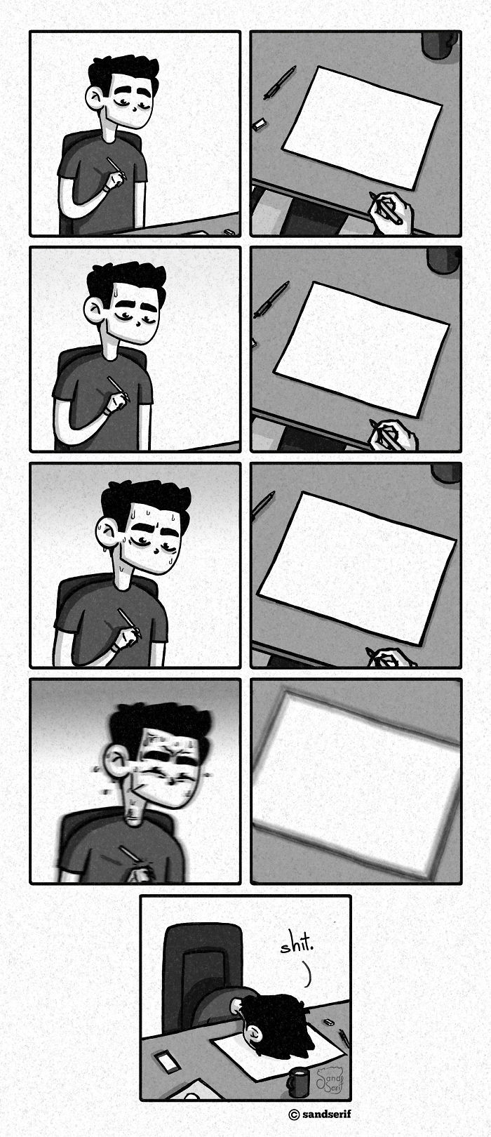 I Make Dark And Amusing Comics About My Life To Express Myself