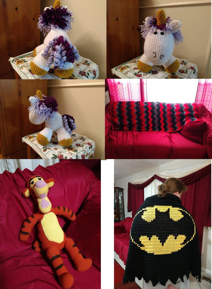 I Crochet... My Last Four Projects