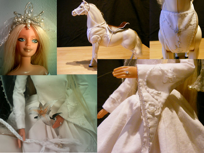 Last One, I Promise ;p - Customised Doll Hair, Face, Outfit, And Horse Saddlery