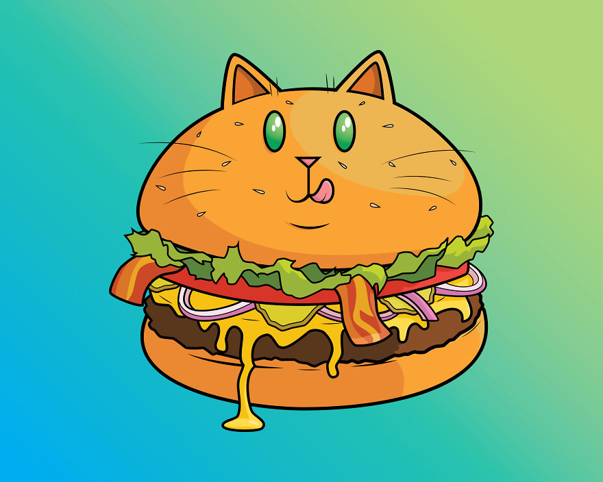 Burger Cat