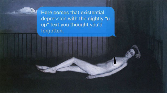 Classical-Art-Dark-Humor-April-Eileen-Henry-Texts-From-Your-Existentialist