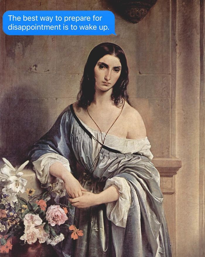 Classical-Art-Dark-Humor-April-Eileen-Henry-Texts-From-Your-Existentialist