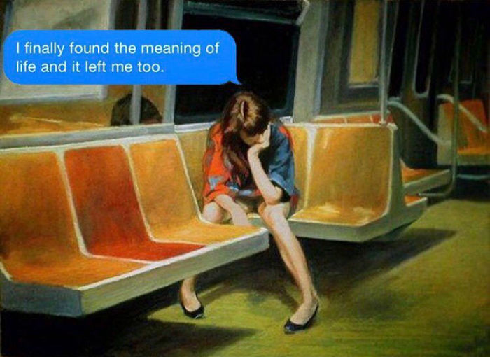 Classical-Art-Dark-Humor-April-Eileen-Henry-Texts-From-Your-Existentialist