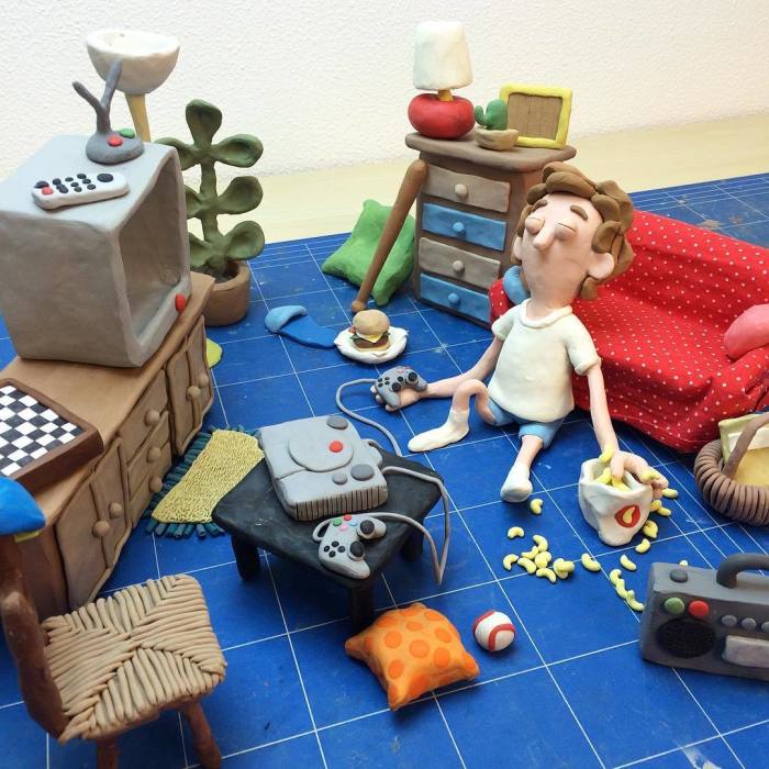 Personal Selection Of Plasticine Artworks I Realized During Last Two Years