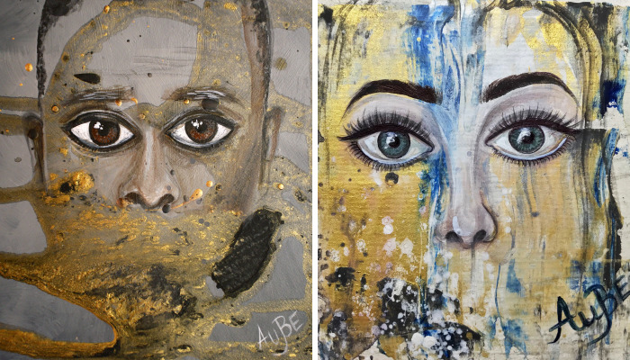 I’ve Created Abstract Portraits Of People Who Have Eyes Conversation