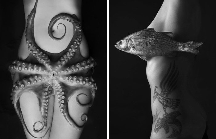 I Combine Surreal Creatures With The Naked Body
