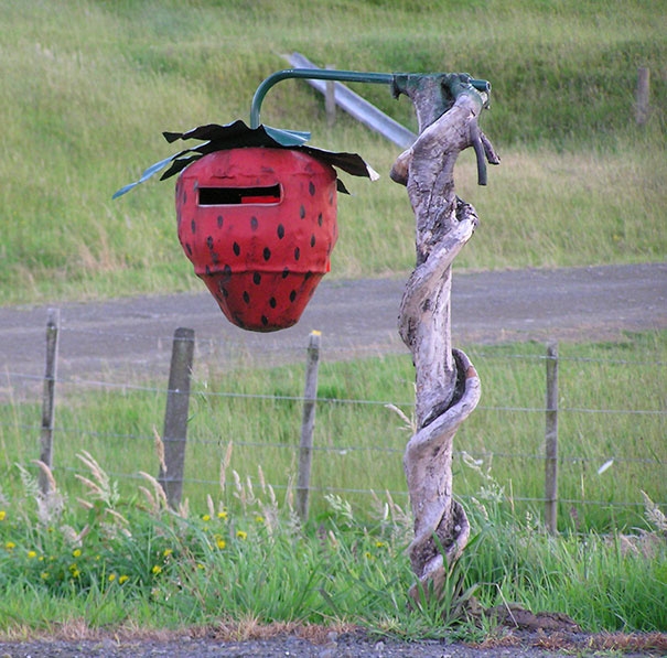 Strawberry Mailbox