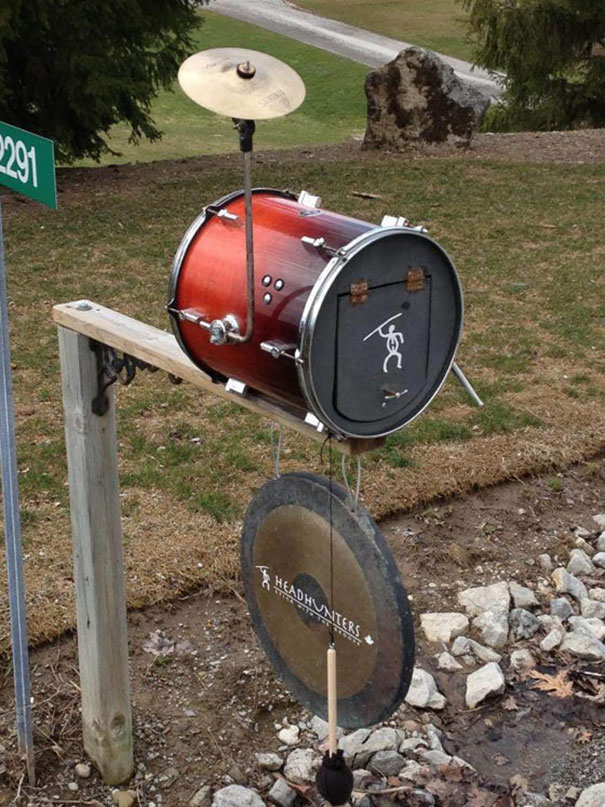 Drum Set Mailbox